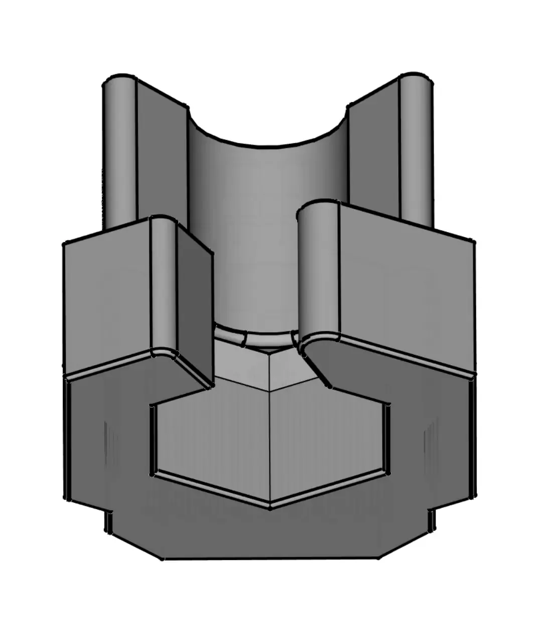 CarbSocket top front iso